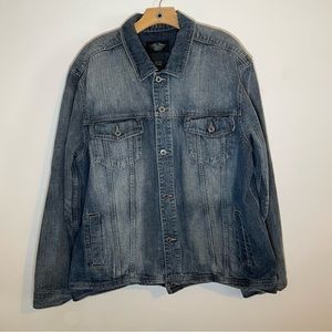 harley davison denim jacket